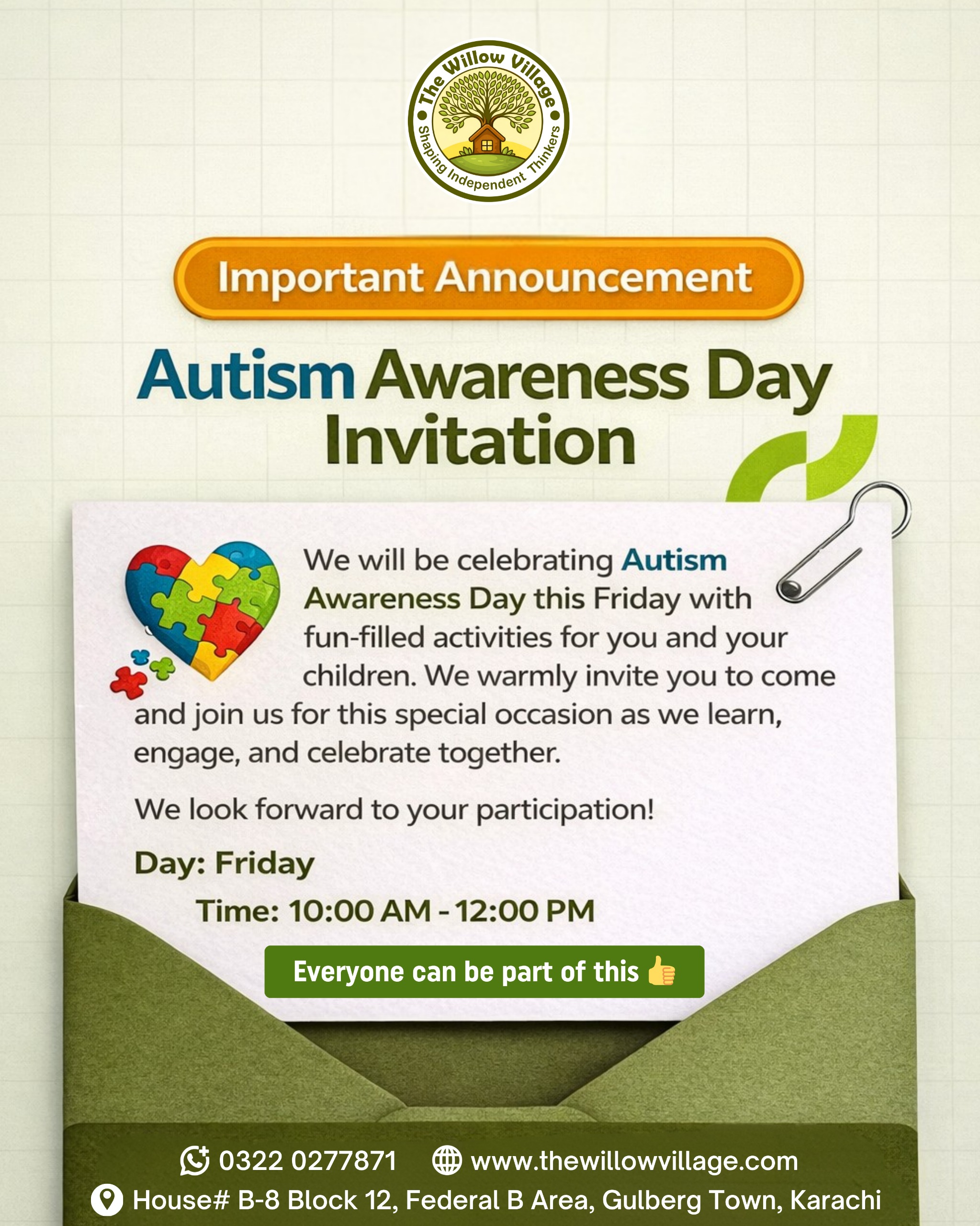 The Willow Village | Best Montessori & Special Needs School in Karachi